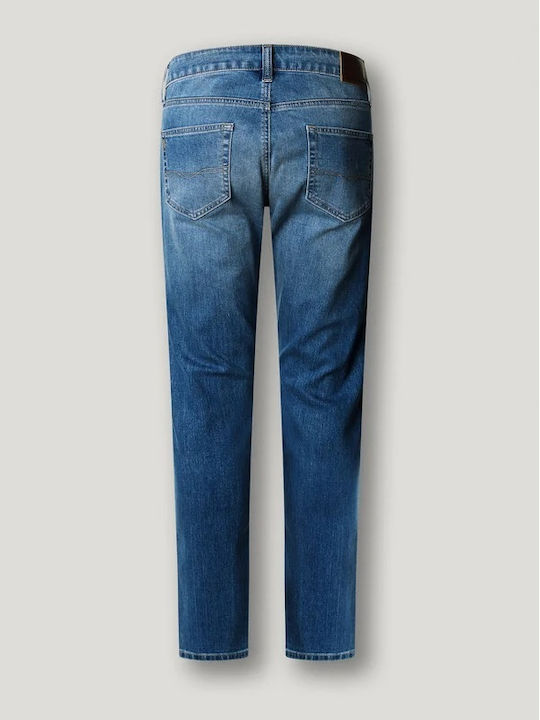 Finsbury Finsbury Herren Jeanshosen mit Skinny Anwendung Verwaschenes True Blau