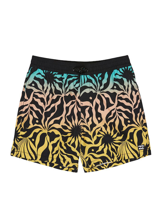 Billabong Παιδικό Μαγιό Βερμούδα / Σορτς Black Print