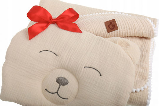 BabyMam Pătură Pepinieră Swaddling 100% Bumbac Bej Cu Animal 73x96cm