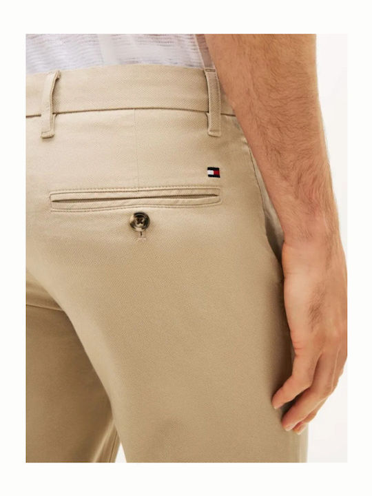 Bleecker Elastic Trousers in Slim Fit Sandalwood