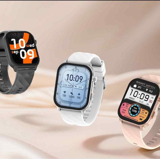 Active VLC211 Smartwatch με Παλμογράφο (Γκρι - Large)