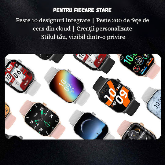 Active VLC211 Smartwatch με Παλμογράφο (Γκρι - Large)