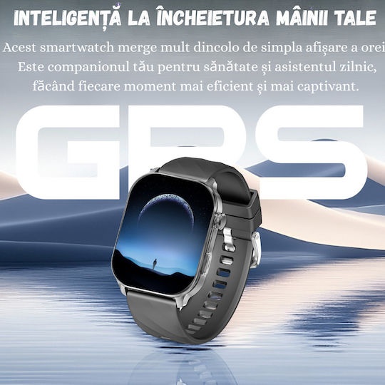 Active VLC211 Smartwatch με Παλμογράφο (Γκρι - Large)