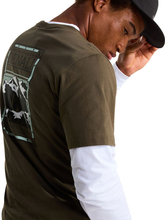Faces T-Shirt Braun