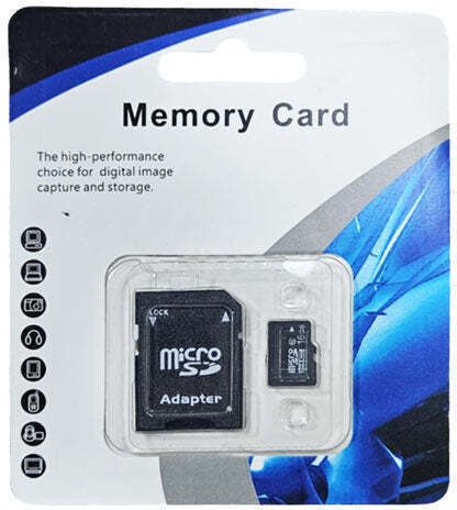 Micro 16GB Klasse 10 mit Adapter
