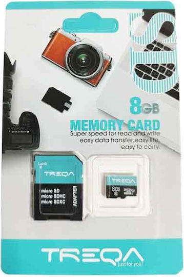Micro SDHC 8GB Class 10 με αντάπτορα