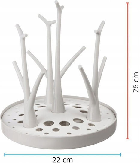 Bocioland Drying Rack for Baby Bottles Gray