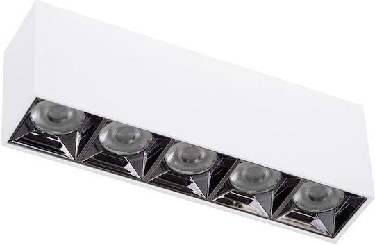 kelvo LED Natürliches Weiß Decken- und Wandleuchte in Weiß Farbe