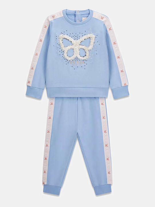 Kids Tracksuit Set With Top Light Blue
