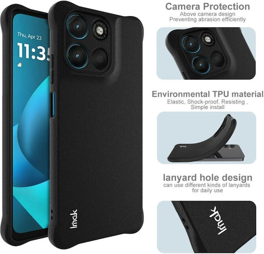Imak Black Silicone Back Cover (Motorola Moto G57 Power 5G / G67 Power 5G)