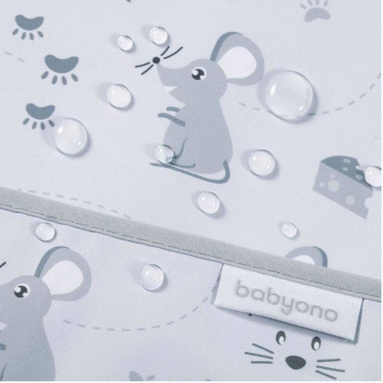 Babyono Raccon Αδιάβροχη Σαλιάρα Υφασμάτινη Raccon