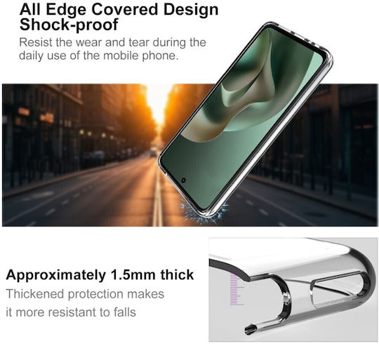 Imak Silicone Transparent Back Cover (Motorola Moto G57 Power 5G / G67 Power 5G)