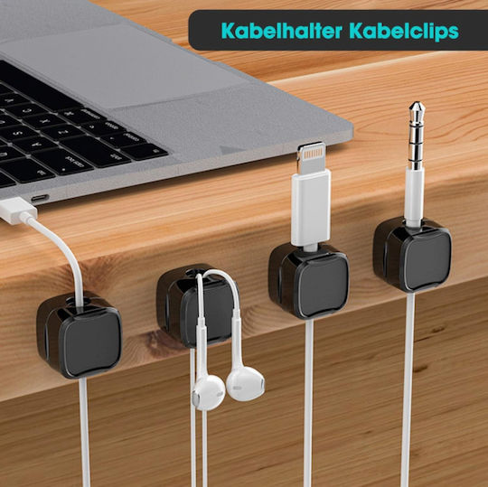 Magnetic Desk Cable Organizer Clip 9 Pcs Spv