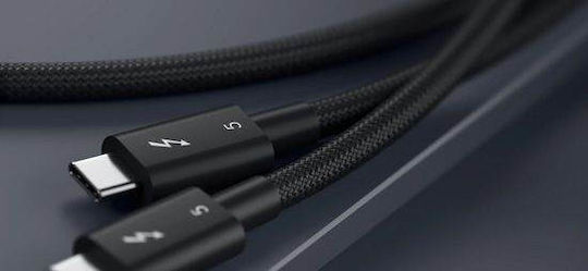 Satechi Braided Thunderbolt Cable 240W Μαύρο 1m