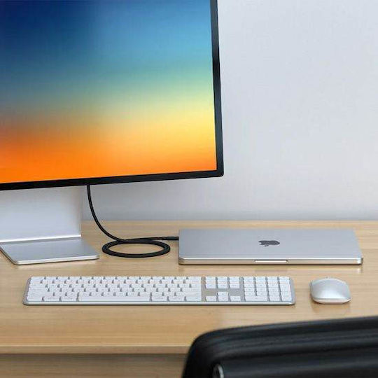 Satechi Braided Thunderbolt Cable 240W Μαύρο 1m