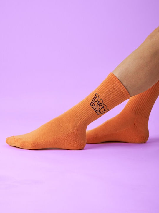Dirty Socks Monochrome Orange Socks
