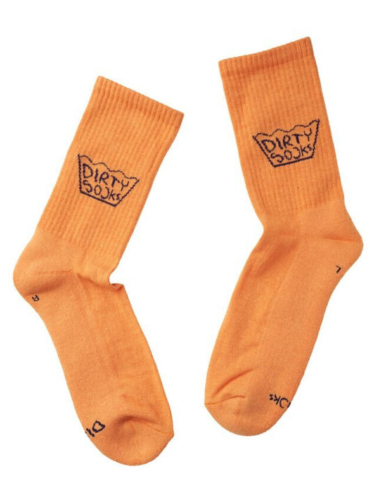Dirty Socks Monochrome Orange Socks