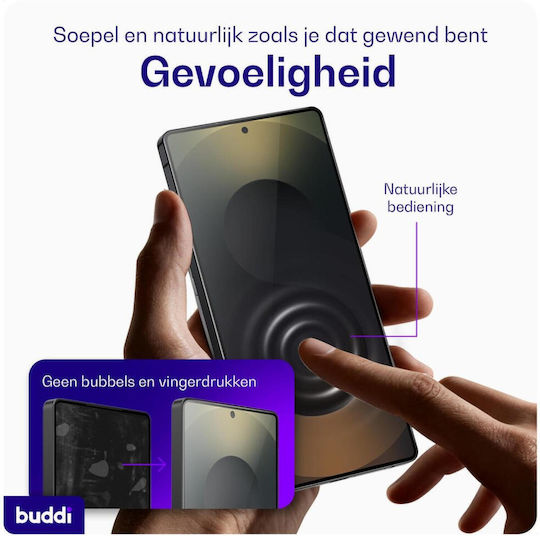 Buddi Gehärtetes Glas 2 Stück Schwarz (Galaxy S24 Ultra)