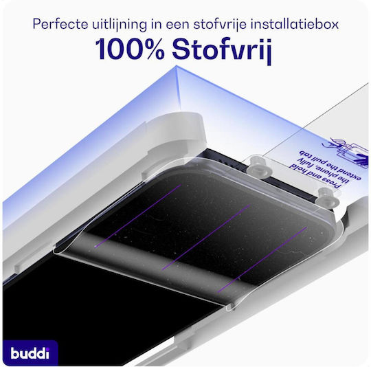 Buddi Gehärtetes Glas 2 Stück Schwarz (Galaxy S24 Ultra)