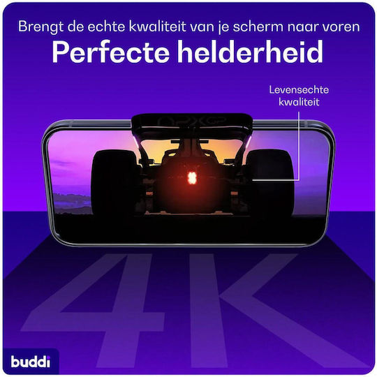 Buddi Gehärtetes Glas 2 Stück Schwarz (Galaxy S24 Ultra)