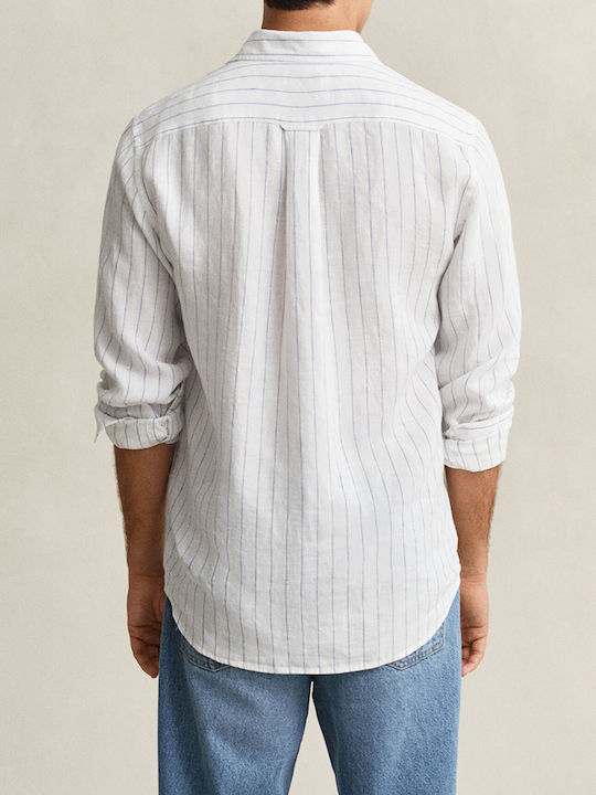 Gant Reg Linen Shirt White