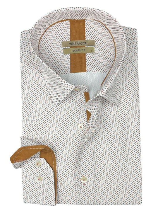 Long Sleeve Shirt in Regular Fit Rust