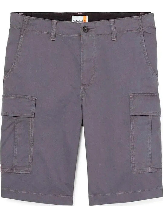 Twill Ανδρική Βερμούδα Cargo Γκρι