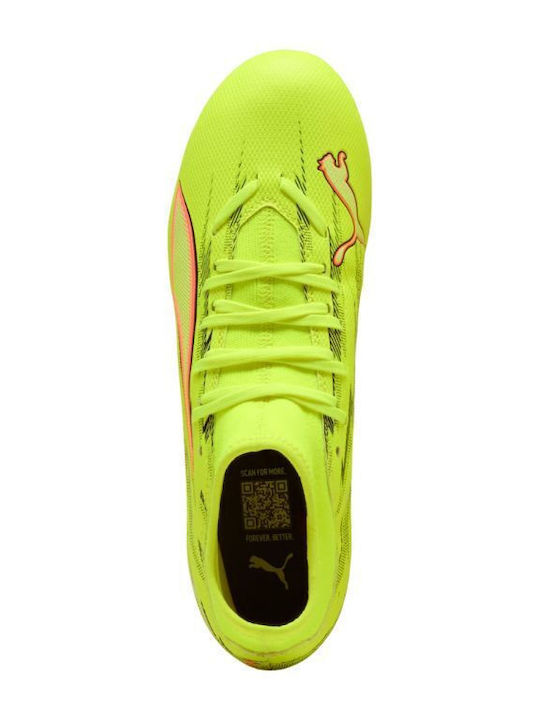 PUMA Ultra 6 Play+ Football Shoes with Cleats FG/AG Beige PUMA Ultra 6 Play+ Football Shoes with Cleats FG/AG Beige