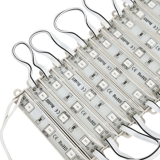 GloboStar LED Module 12V 0.8W Κόκκινο 20τμχ 73703