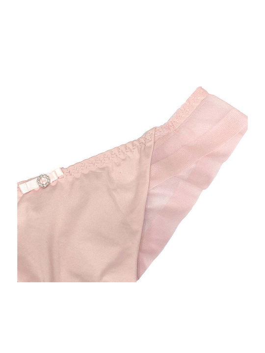 Damen-Slip Brasil Rosa 8290-Rosa-L