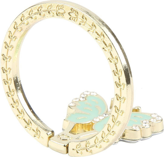 Butterfly Ring Holder Κινητού σε Πράσινο χρώμα