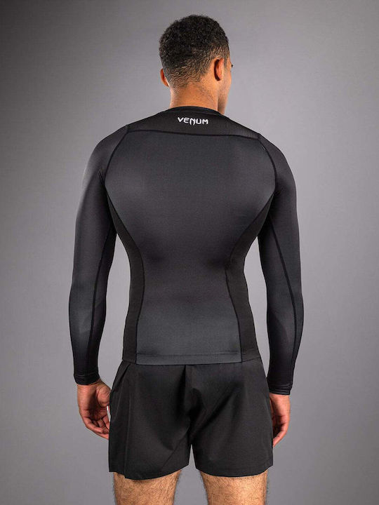 Venum Men's Long Sleeve Shirt VENUM-05914-001 for Jiu-Jitsu Black