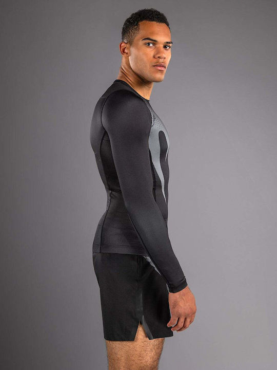 Venum Men's Long Sleeve Shirt VENUM-05914-001 for Jiu-Jitsu Black