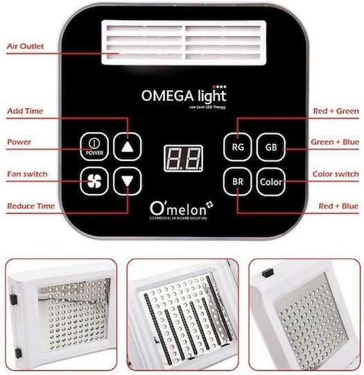 Omega Light Omelon Low Level Συσκευή Φωτοθεραπείας Προσώπου fl-214795