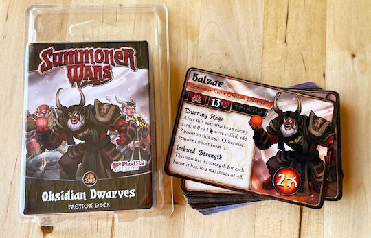 Game Expansion Summoner Wars (Second Edition): Obsidian Dwarves for 2 Players 9+ Years Old (EN) Plaid Hat