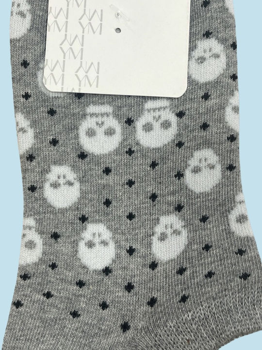 Ysabel Mora Men's Gray Socks