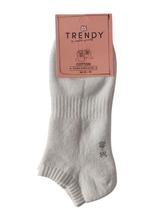 Trendy Дамски Чорапи Бели 4Бр