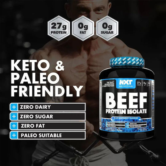 Nxt Nutrition Beef Protein Isolate Gluten Free & Lactose Free with Blue Coconut Flavor 1.8kg