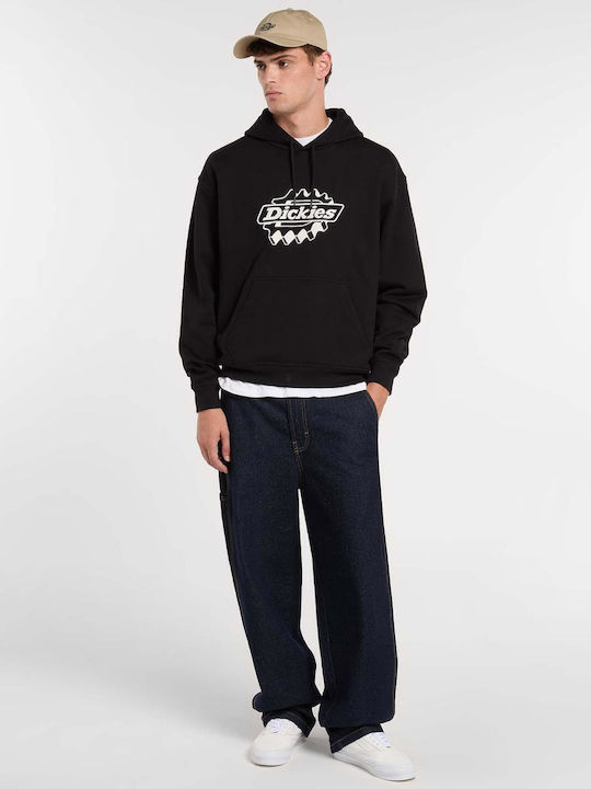 Sweatshirt With Hood Black