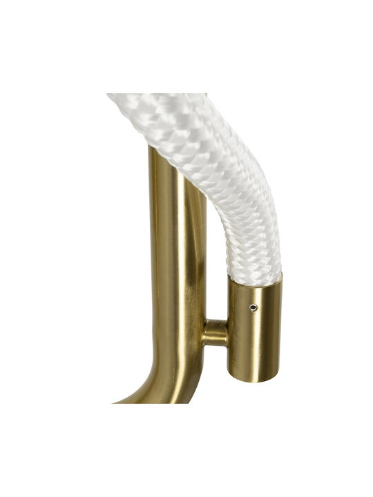 kelvo Modern Wall Lamp with Integrated LED and Adjustable Warm to Cool White Light Gold 30x30cm