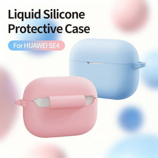 Husă Din Silicon Cu Cârlig Roșie Pentru Huawei FreeBuds SE 4