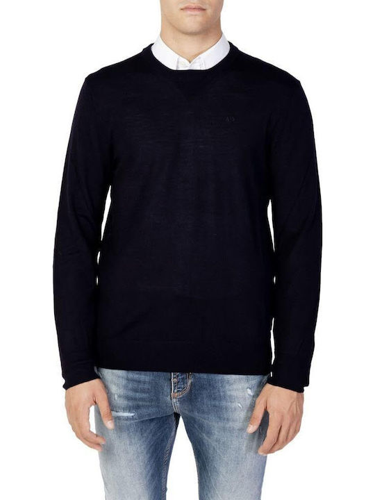 Long Sleeve Sweater Navy Blue