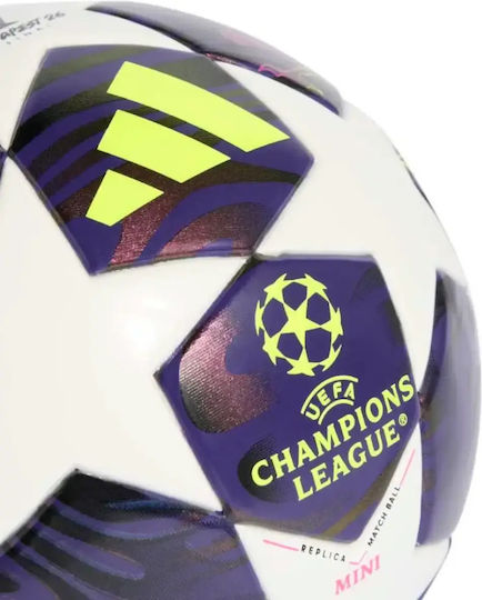 adidas UEFA Champions League 25/26 Final Mini Soccer Ball White