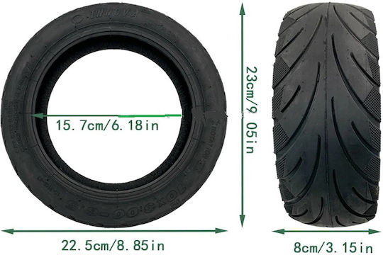 Ελαστικό Tubeless Tire Innova 10x3.00-6.5 Ηλεκτρικό Σκούτερ Punk Rider