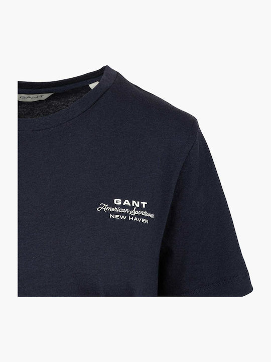 Gant Tricou Damă Albastru Închis