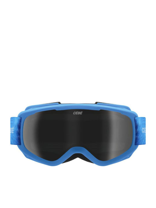Cebe Μάσκα Σκι & Snowboard Παιδική Μπλε με Φακό σε Μπλε Χρώμα