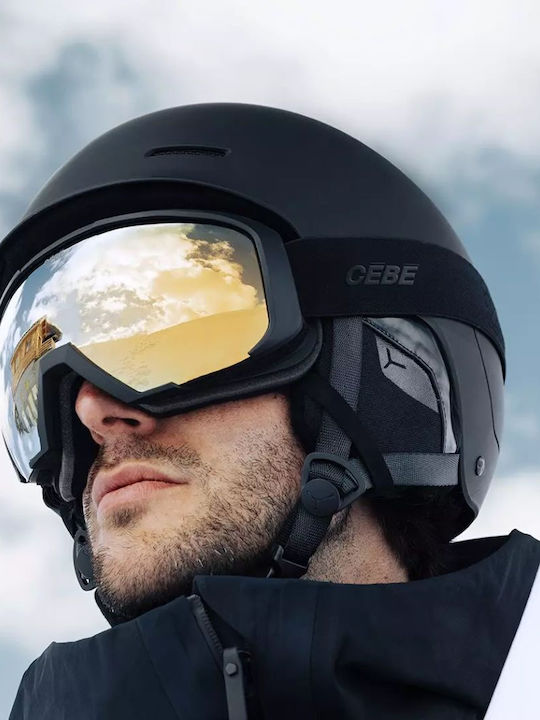 Cebe Ski & Snowboard Goggles Adults Black With Lens In Black Colour