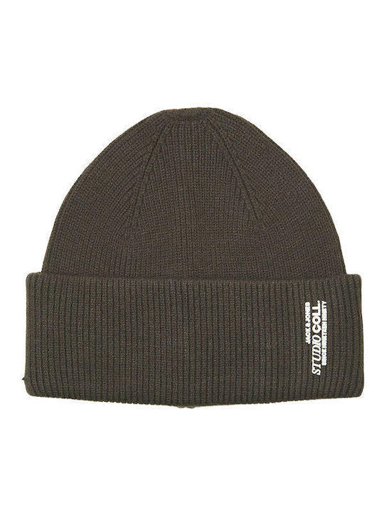 Beanie Ανδρικός Σκούφος Πλεκτός σε Καφέ χρώμα