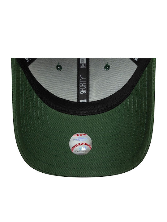 New Era Mlb Le La Dodgers 9forty Șapcă Reglabilă Verde Închis