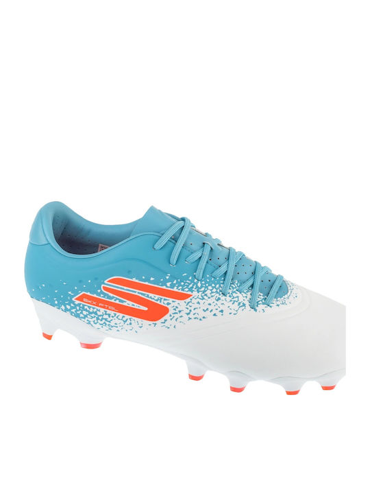 Skechers Razor 1.5 Academy FG Football Shoes with Cleats White
